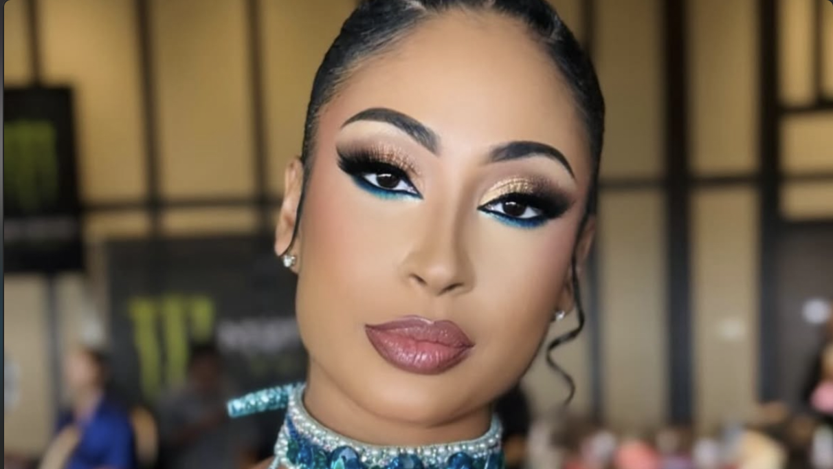 Carnival makeup and beauty prep close-up
